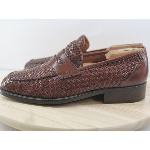 Burberry woven‎ leather loafters Dress Shoe Size 41 Brown Made in Italy main image 13
